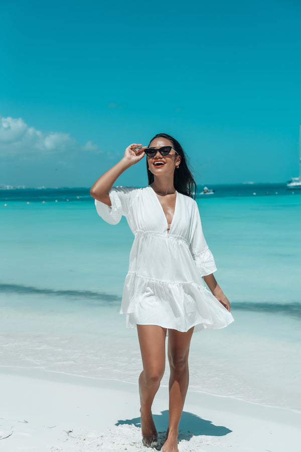 Mujer Look Para La Playa 2020 Crop Top Look Para Playa Mujer 2020